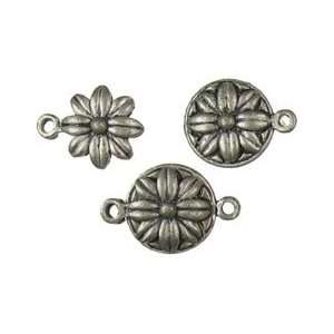 Cousin Beyond Beautiful Magnetic Clasp Findings 15mm Flower Satin 