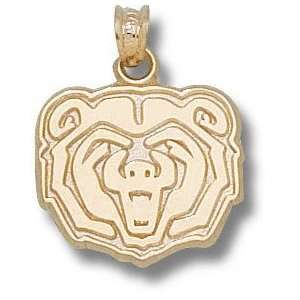  Missouri State Bears 10K Gold Bear Head 5/8 Pendant 