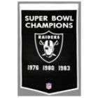 Winning Streak Oakland Raiders NFL Dynasty Banner