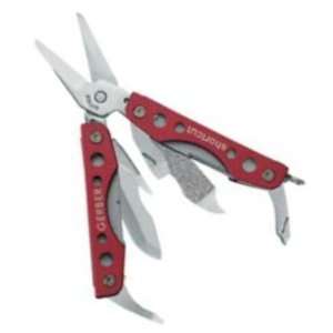  Gerber Knives 1505 Shortcut Mini Tool with Red Handles 