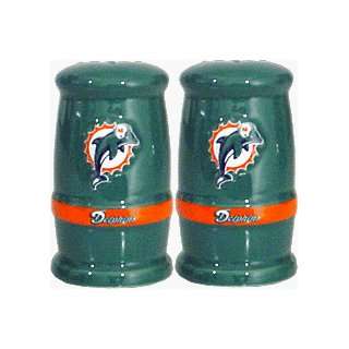  Miami Dolphins Ceramic Salt & Pepper Shakers ** Sports 