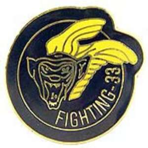  U.S. Navy Fighting 33rd Pin 1 Arts, Crafts & Sewing