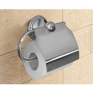  Gedy 7525 13 Polished Chrome Toilet Roll Holder With Cover 