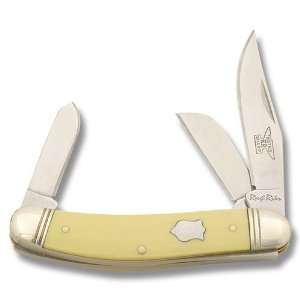 Rough Rider Knives 899 Sowbelly Knife with Yellow Synthetic Handles