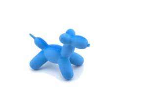 CHARMING PET BALLOON DOG TOY TOUGH SOFT DUDLEY SQUEAKS  