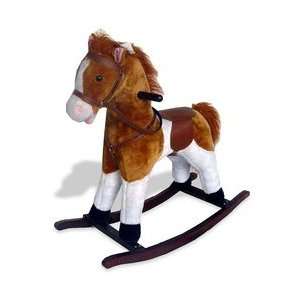 Plush Palomino Rocking Horse  Toys & Games  