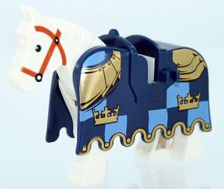Lego Horse w/ Gold Armor Lego Figure Minifig  