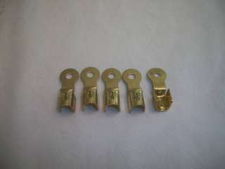 Brass Ring Spark Plug Wire Ends w/ Spike for 7mm wire  