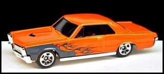 2008 Hot Wheels # 070 1965 Pontiac GTO Orange  