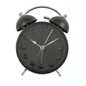  Sweeping Seconds Black Alarm Clock