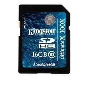  Kingston Flash Memory Sd10g2/16gb 16gb Sdhc Class10 Gen2 