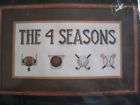 Lot of 4 seasonal monthly cross stitch patterns country wreath country 