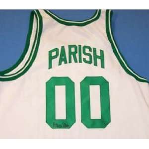 Signed Robert Parish Jersey   Home White  Sports 