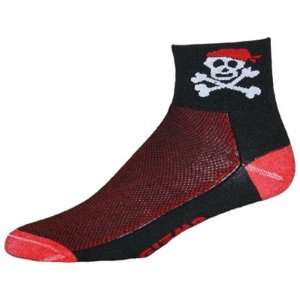 Gizmo Gear Cycling Socks   Pirate Black/Red  Sports 