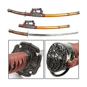  New Trademark Japanese Samurai Swords Series 39 Inch Gold Jintachi 