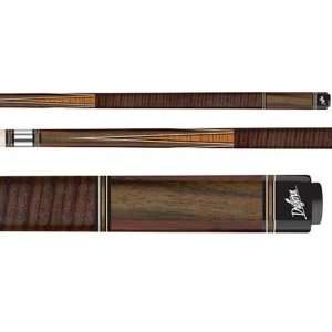  Dufferin Walnut Stain Maple Pool Cue with Stacked Brown 