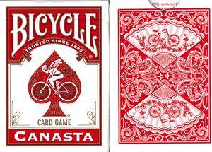 BICYCLE GAMES CANASTA PLAYING CARDS 2 DECK SET  