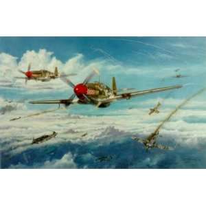 Gentile and Wingman   Henry Godines   P 51 Mustang Ace Don Gentile 