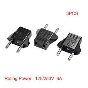 Travel EU Plug to US Socket Converter Power Adapter 3 pcs 