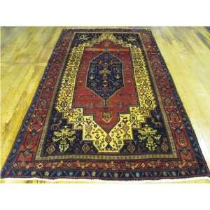  411 x 96 Red Persian Hand Knotted Wool Hamedan Rug 