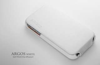 SGP iPhone 4S Leather Case Argos Series   White 884828112295  