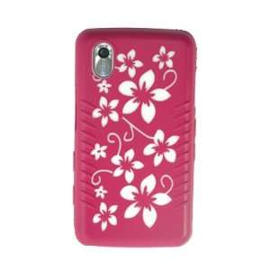  Brand new hot pink lg cookie floral silicone case cover 