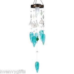 SERENDIPITY SOLAR CHIME LIGHTED WIND CHIMES PATIO GARDEN DECOR NVD1147 