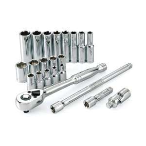   23 Piece 1/4 In. Drive 6 Point SAE Socket Set