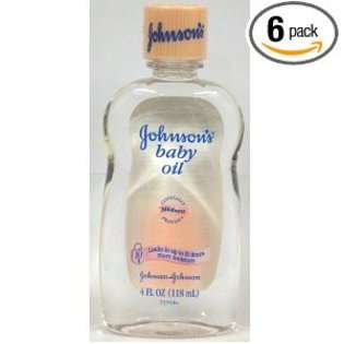 Johnson & Johnson Johnsons Baby Oil, 4 Oz Bottles 