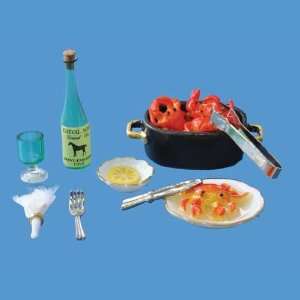   Seven Piece Crab Pot Dinner by Reutter Porzellan Toys & Games