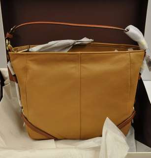 NEW COACH BAG CHELSEA LEATHER KATARINA STYLE 18901 CAMEL BRASS FOR 