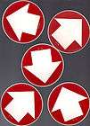   SELF ADHESIVE VINYL FIRE EXTINGUISHER DIRECTIONAL ARROW SIGNS 4