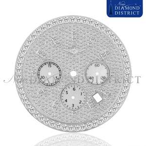   ICED OUT DIAMOND DIAL FOR BREITLING BENTLEY MOTORS SERIES WATCH  