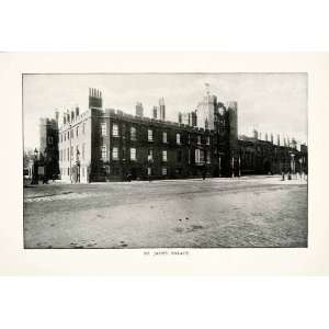  1902 Print St James Palace London England Pall Mall Park 