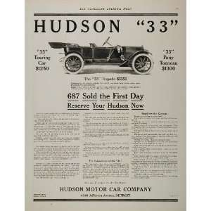   33 Torpedo Antique Car Automobile   Original Print Ad