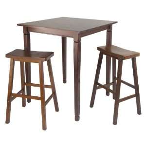  Winsome Kingsgate 3 Piece High/Pub Dining Table with 