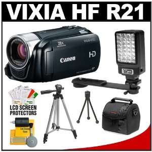 Canon Vixia HF R21 Flash Memory 1080p HD Digital Video Camcorder with 