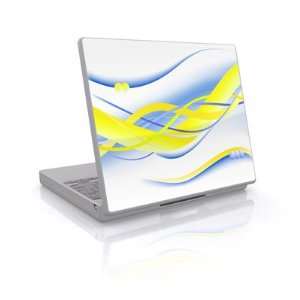    Laptop Skin (High Gloss Finish)   Double Helix Yellow Electronics