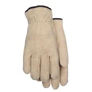 Midwest Gloves and Gear 432 2M, Brushed Suede Cowhide Leather Glove 