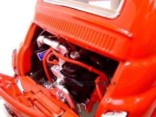 1965 FIAT 500 F HT RED 116 DIECAST MODEL CAR  