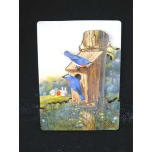  Magnet, Summer Bluebirds Patio, Lawn & Garden