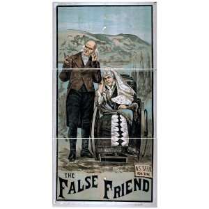  Poster The false friend 1880