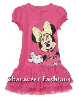 Minnie Mouse DRESS Size 12 18 Months 2T 3T 4T Set Outfit Tutu Shirt 