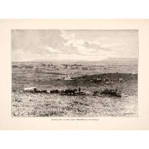  Wood Engraving (Photoxylograph) Landscape Eastern Frontier Transvaal 
