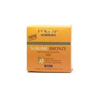 Loreal Sublime Bronze Self Tanning Towelettes Face, Medium Natural Tan