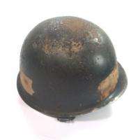 Antique WW II World War II Front Seam US Helmet  