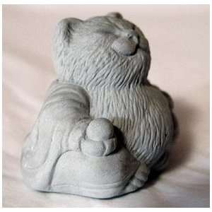  3 Zen Mini Lucky CAT Buddha Sculptures 