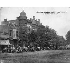  Automobile club ready for days run,Washington,GA,1900s 