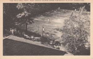 F4283 PA, Mountainhome Monomonock Inn Tennis Postcard  
