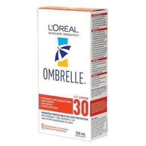  LOreal Ombrelle Sunscreen SPF30 w/ MEXORYL 4 oz size 